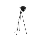 Eglo 39499A Mareperla 1-Light 60W Black and Crystal Effect Floor Lamp