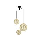 Eglo 39758A 60W Black And Brass Pendant
