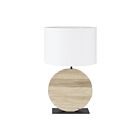 Eglo 39916A 40W Black And Brown LED Table Lamp