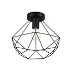 Eglo Tarbes 43004A 1-Light Black Ceiling Light