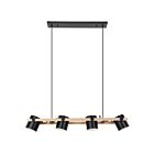 Eglo 43424A 40W Black And Creme Pendant