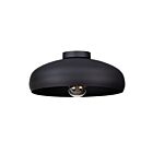 Eglo 43637A 60W Black Semi Flush Mount