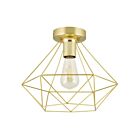 Eglo Tarbes 43678A 1-Light Brushed Brass Ceiling Light