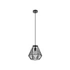 Eglo 43692A 60W Black Pendant