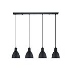Eglo Priddy 49466A 4-Lights 240 Watt Black and White Pendant