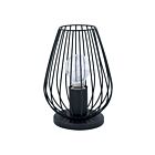 Eglo Newtown 49481A Black 1-Light 60W Table Lamp