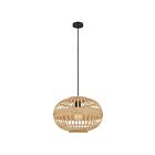 Eglo Amsfield 49771A 1-Light 60 Watt Brown Pendant