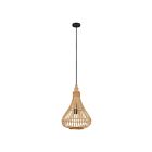 Eglo Amsfield 49772A 1-Light 60 Watt Brown Pendant