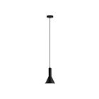Eglo Canalello 62985A 1-Light 60 Watt Black Pendant