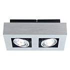 Eglo 89076A 70W Chrome and Black Halogen Adjustable Track Light