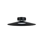 Eglo 902182a Conomavilla 1-Light 15.5W Black LED Semi Flush Mount