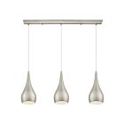Eglo Reale 92077A 3-Lights 225 Watt Satin Nickel Pendant
