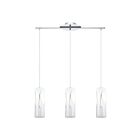 Eglo Rivato 92741A 3-Lights 300 Watt Chrome Pendant