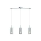 Eglo Tarolo 92846A 3-Lights 300 Watt Chrome Pendant