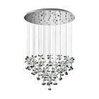 Eglo 95743A Pianopoli 43-Lights 90.3W Chrome LED Cord Pendant