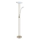 Eglo 93874A Baya Satin Nickel LED Floor Lamp