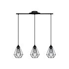 Eglo Tarbes 94189A 3-Lights 300 Watt Black Pendant