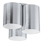Eglo 94634A Vistal 3-Lights 9.9W Anodised Aluminium LED Ceiling Light