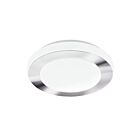 Eglo Led 95282A 1-Light White and Chrome Ceiling Light