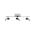 Eglo Bernedo 95437A Chrome and Black 12.4W LED Track Light