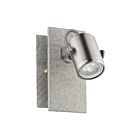 Eglo Praceta 95741A 5W Grey and Satin Nickel Wall Light