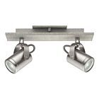 Eglo 95742A 10W Grey and Satin Nickel LED Adjustable Track Light