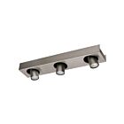 Eglo Robledo 96607A Satin Nickel and Black 15W LED Track Light