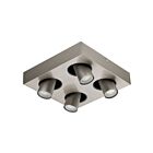Eglo Robledo 96608A Satin Nickel and Black 20W LED Track Light