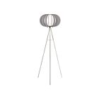 Eglo 96764A Stellato Colore 1-Light 60W Satin Nickel Floor Lamp