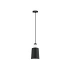 Eglo Tabanera 96801A 1-Light 60 Watt Black and White Pendant