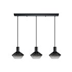 Eglo Ponzano 97424A 3-Lights 180 Watt Nickel-Nero Pendant
