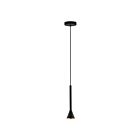 Eglo Cortaderas 97604A 1-Light 20 Watt Black and Gold Pendant