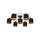 Eglo Staiti 97895A 7-Lights Black Ceiling Light