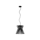 Eglo Locubin 98076A 1-Light 40 Watt Black Pendant