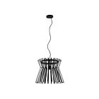 Eglo Locubin 98077A 1-Light 40 Watt Black Pendant