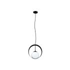 Eglo Camargo 98192A 1-Light 60 Watt Black Pendant