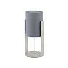 Eglo Siponto 98286A Satin Nickel 1-Light 60W Table Lamp