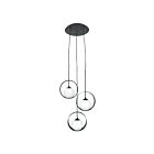 Eglo Camargo 98441A 3-Lights 120 Watt Black Pendant