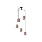 Eglo 99447A 60W Black And Brown Pendant