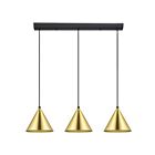 Eglo Narices 99592A 3-Lights 120 Watt Black Pendant