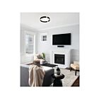 Eglo 99621A 23W Black Flush Mount