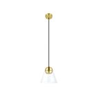 Eglo Cerasella 99628A 1-Light 10 Watt Brushed Brass Pendant