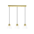 Eglo Cerasella 99629A 3-Lights 30 Watt Brushed Brass Pendant