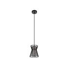 Eglo Maseta 99633A 1-Light 40 Watt Black Pendant