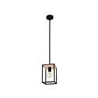 Eglo 99795A 60W Black And Brown Pendant