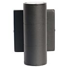 Eiko CWSP3S-10W-8CCT3-UNV-PC-BK 10W Black Cylinder Wall Sconce CCT Selectable