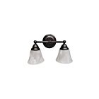 Eiko BRVWW-2A19-NI 2-Lights Nickel Bulb Ready Vanity Westwood