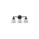 Eiko BRVWW-3A19-BZ 3-Lights Bronze Bulb Ready Vanity Westwood