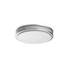 Eiko Ages FMAGE14-150-20W-830-120DT-SL Silver 20W LED Flush Mount