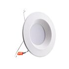 Eiko RDR6-PS17-9FCCT-120DTWHB White 6" Recessed Downlight Retrofit